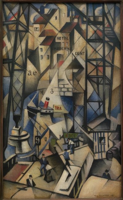 Le vieux port - Christopher Richard Wynne Nevinson