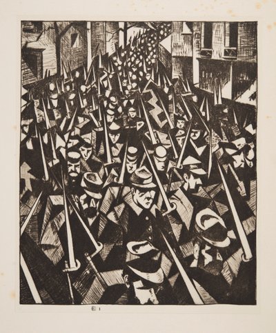 Une Aube, 1914, pub. 1915 - Christopher Richard Wynne Nevinson