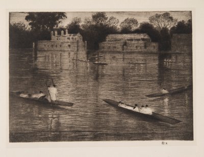 Soirée du dimanche, pub. 1926 - Christopher Richard Wynne Nevinson