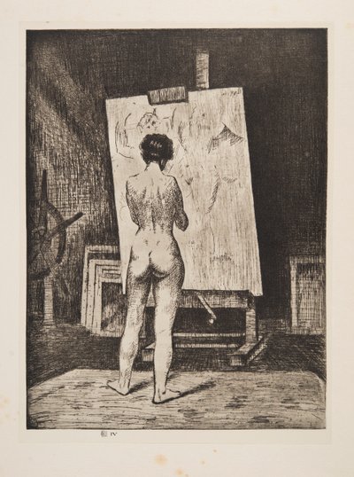 Le Connaisseur, pub. 1922 - Christopher Richard Wynne Nevinson