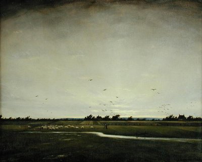 Paysage anglais, Romney Marsh - Christopher Richard Wynne Nevinson
