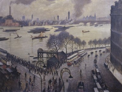 Pont de Blackfriars, Londres, vers 1927 - Christopher Richard Wynne Nevinson
