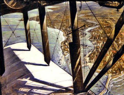 Depuis un avion de Paris - Christopher Richard Wynne Nevinson