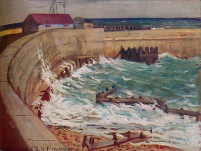 Marée haute, West Bay, vers 1930 - Christopher Richard Wynne Nevinson