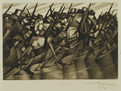 Retour aux tranchées, 1916 - Christopher Richard Wynne Nevinson