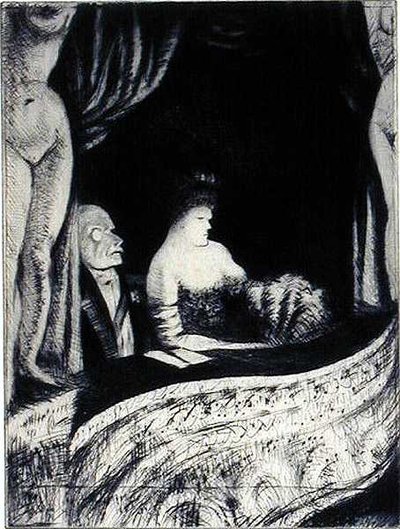 Succès (Une loge au théâtre) - Christopher Richard Wynne Nevinson