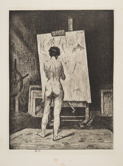 Le Connaisseur, pub.1922 - Christopher Richard Wynne Nevinson