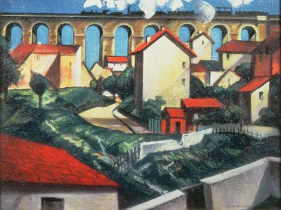 Le Viaduc - Christopher Richard Wynne Nevinson