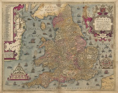 Anglia: Angleterre et Pays de Galles - Christopher Saxton