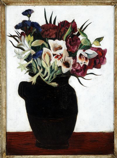 Fleurs dans un pichet noir - Christopher Wood