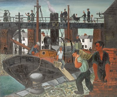 Chargement des bateaux, St. Ives - Christopher Wood
