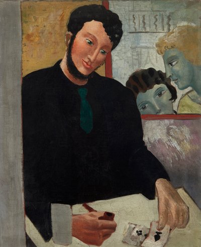 Homme avec des cartes - Christopher Wood