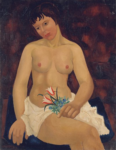 Nu avec Tulipes - Christopher Wood