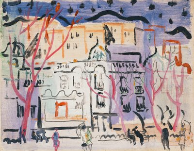 Scène de rue, sud de la France - Christopher Wood