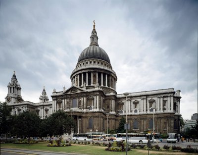 Vue de la cathédrale Saint-Paul conçue par l