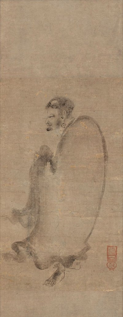 Shakyamuni descendant la montagne, 15ème siècle - Chuan Shinko