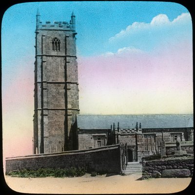 Église St Buryan, Cornouailles, fin 19ème ou début 20ème siècle - Church Army Lantern Department