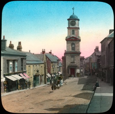 Hôtel de ville et Market Street, Penryn, Cornouailles - Church Army Lantern Department