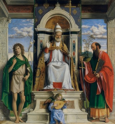Simon Pierre, Jean-Baptiste et Paul de Tarse - Cima da Conegliano