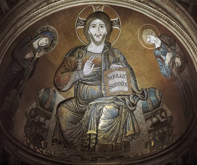 Christ en majesté. Mosaïque - Cimabue