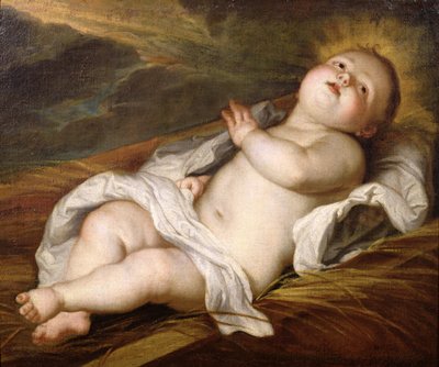 Enfant Jésus - Circle of Anthony van Dyck