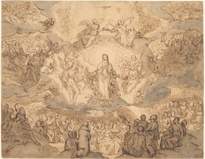 La Vierge, Reine du Ciel - Circle of Francesco Vanni