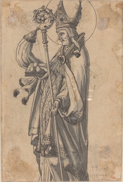 Saint Nicolas (verso) - Circle of Hans Heinrich Wägmann