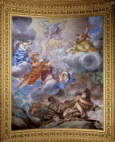 Allégorie de Saturne exaltant la magnificence de la famille Médicis - Ciro Ferri