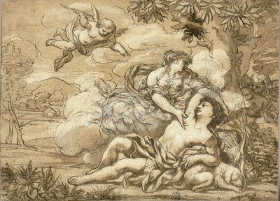 Diane et Endymion - Ciro Ferri