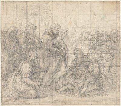 Saint Zenobius ressuscitant un enfant - Ciro Ferri