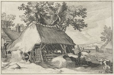 Ferme (série: Paysages avec fermes) - Claes Jansz. Visscher (II)