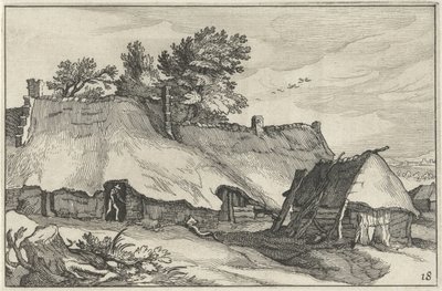 Ferme et petite grange - Claes Jansz. Visscher (II)