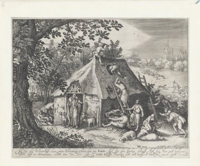 Christ à la bergerie - Claes Jansz. Visscher (II)