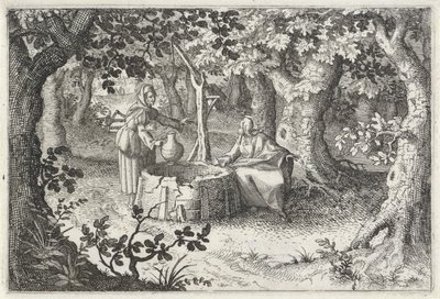 Christ et la femme samaritaine - Claes Jansz. Visscher (II)