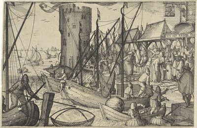 Le Marché aux poissons - Claes Jansz. Visscher (II)