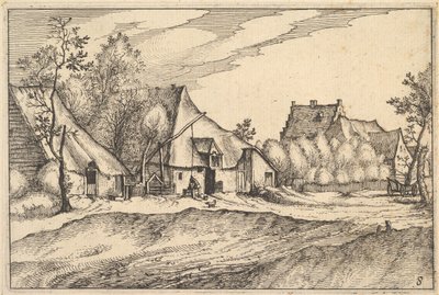 Fermes dans un Village de Regiunculae et Villae Aliquot Ducatus Brabantiae - Claes Jansz Visscher