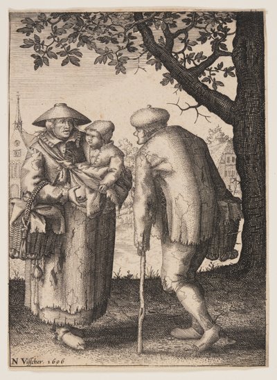 Famille paysanne - Claes Jansz. Visscher