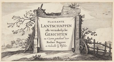 Page de titre de "Paysages avec villages près d