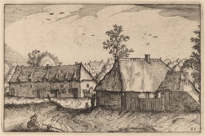 Grands hangars - Claes Jansz Visscher after Johannes van Doetechum, the Elder after Lucas