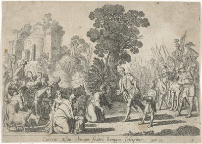 Réconciliation de Jacob et Ésaü - Claes Moeyaert