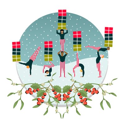 Livraison de colis acrobatique - Claire Huntley