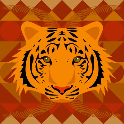 Tigre aztèque - Claire Huntley