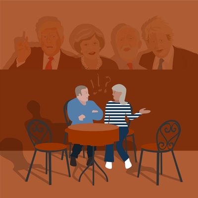Débat au café - Claire Huntley