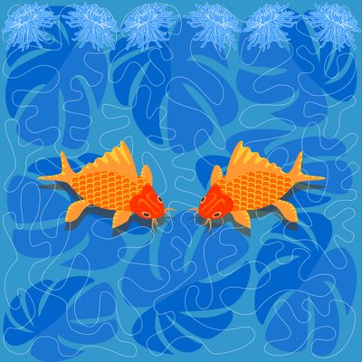 Poisson chinois - Claire Huntley