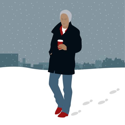 Café dans la neige - Claire Huntley