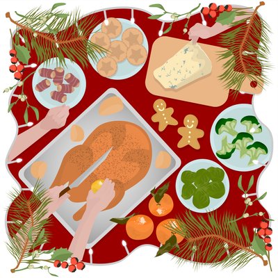 Nourriture festive - Claire Huntley