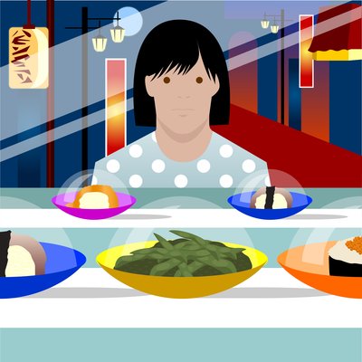 Train de sushi - Claire Huntley