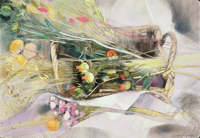 Panier de fleurs séchées - Claire Spencer