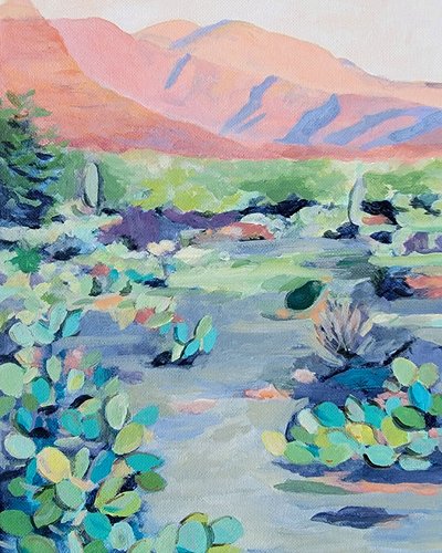 Paysage désertique éclatant - Claire Whitehead