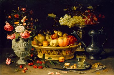 Nature morte de fruits et de fleurs, 1608-1621 - Clara Peeters